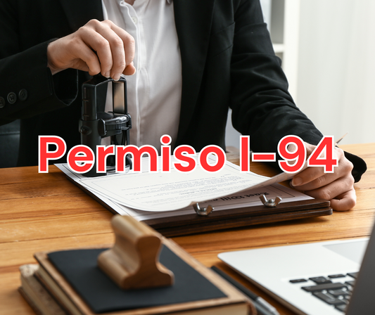 Tramite de permiso de internacion I-94